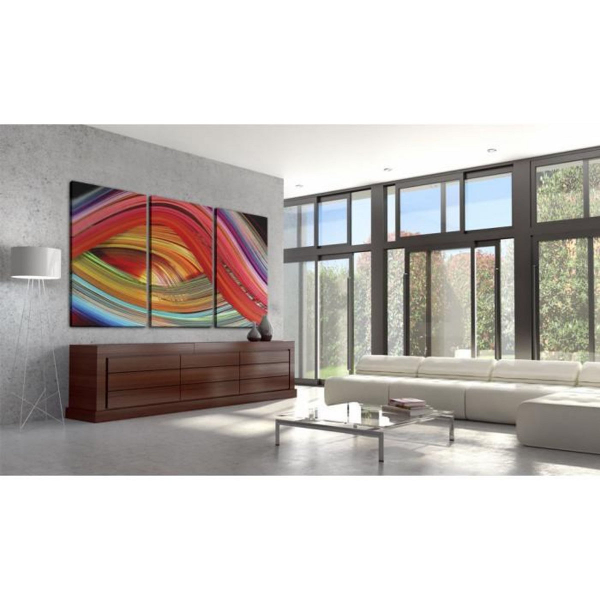 Paris Prix Tableau Imprimé  Arc en Ciel