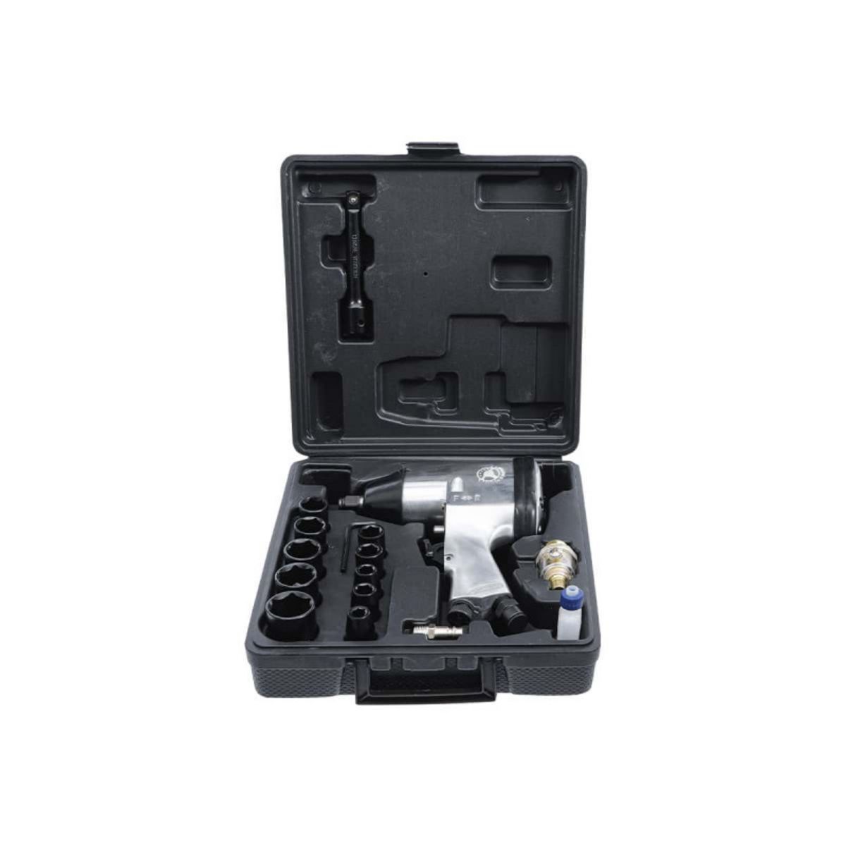  Clé à choc avec jeu d'outils BGS - 7000 tr/min - 16 pcs - 3211