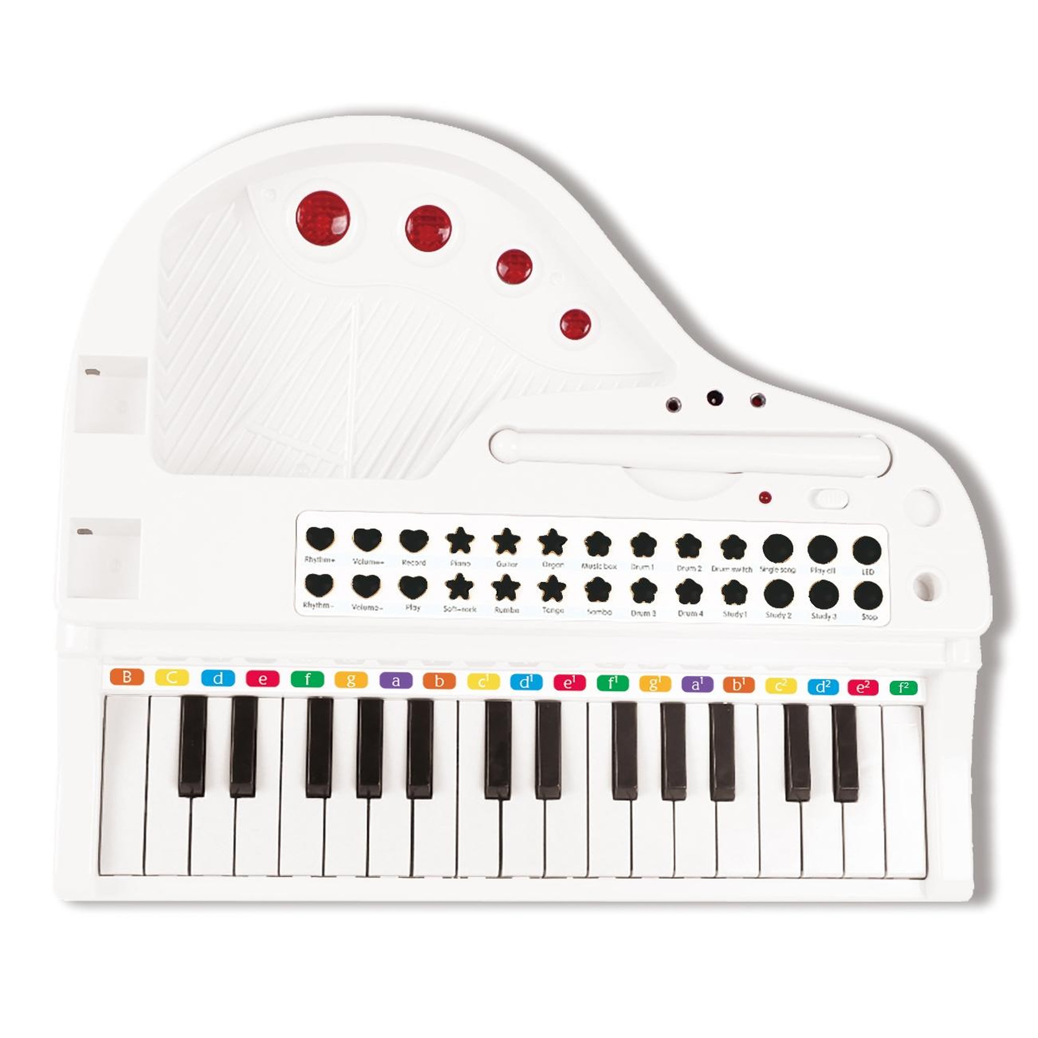 Voir la diapositive 4 : Lexibook Mini piano à queue électronique avec micro