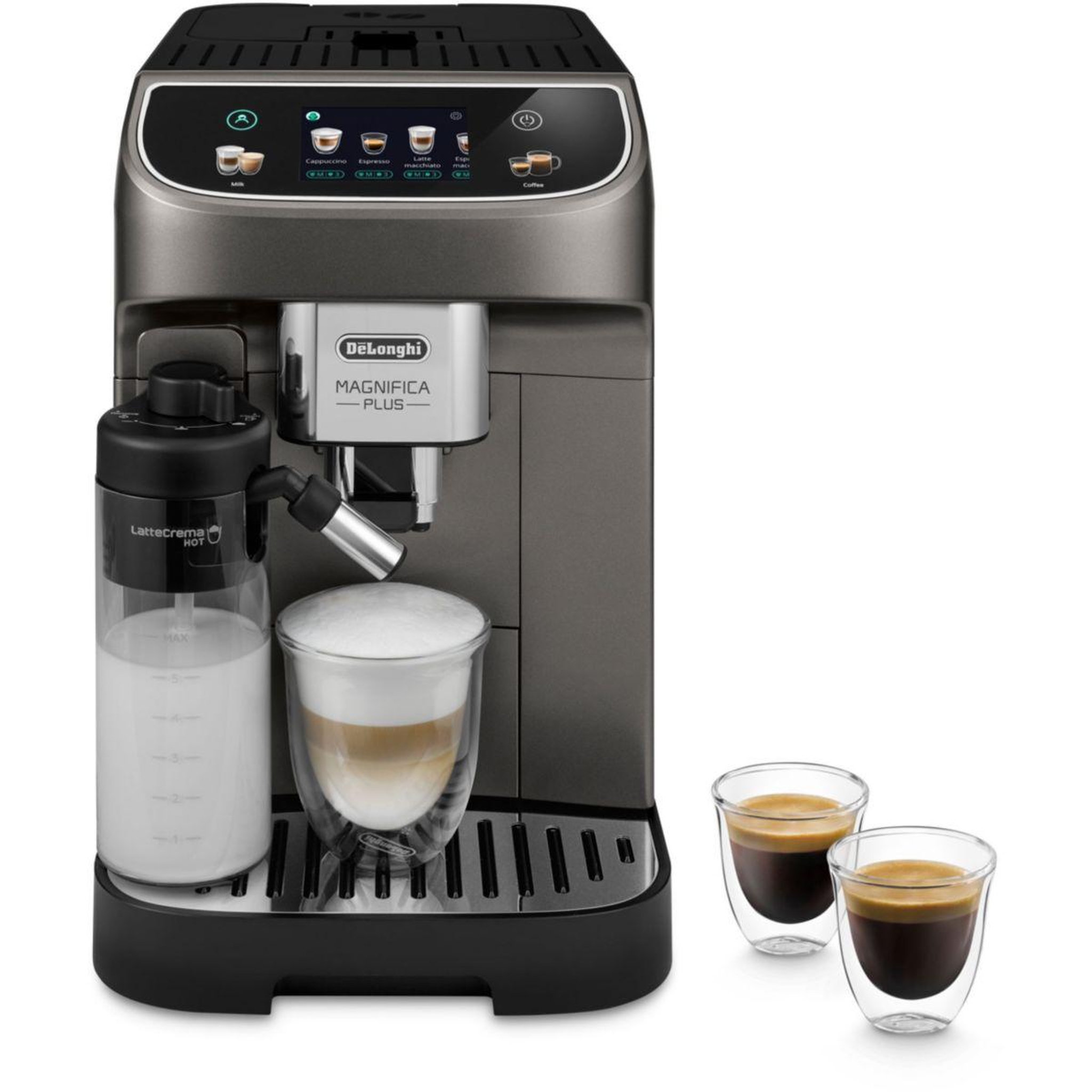 Voir la diapositive 2 : DELONGHI Expresso broyeur magnifica plus feb3270.tb