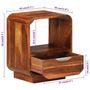 Voir la diapositive 5 : VIDAXL Table de chevet avec tiroir Bois massif 40x30x50 cm