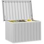 Voir la diapositive 4 : VIDAXL Boîte de rangement de jardin Gris 109x67x65 cm