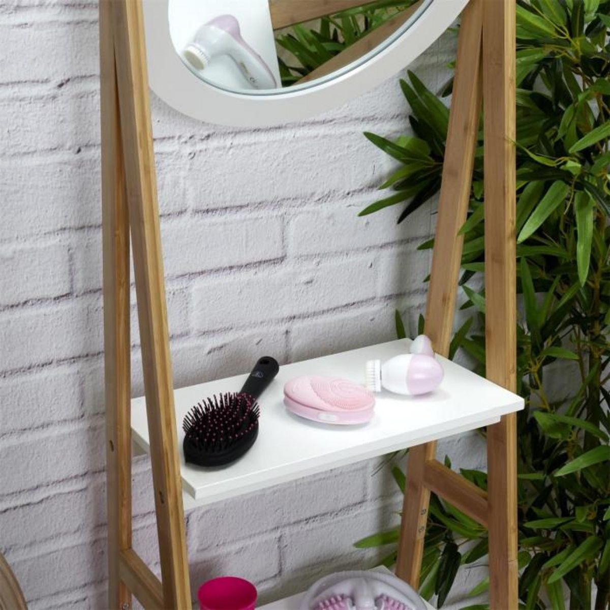 Paris Prix Brosse Nettoyante Visage  Électrique  10cm Rose