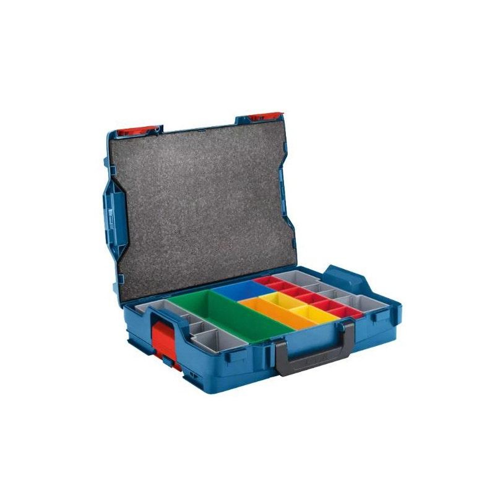 Bosch Professional Coffret de transport l-boxx 102 + set de casiers inset box 13 pièces professional