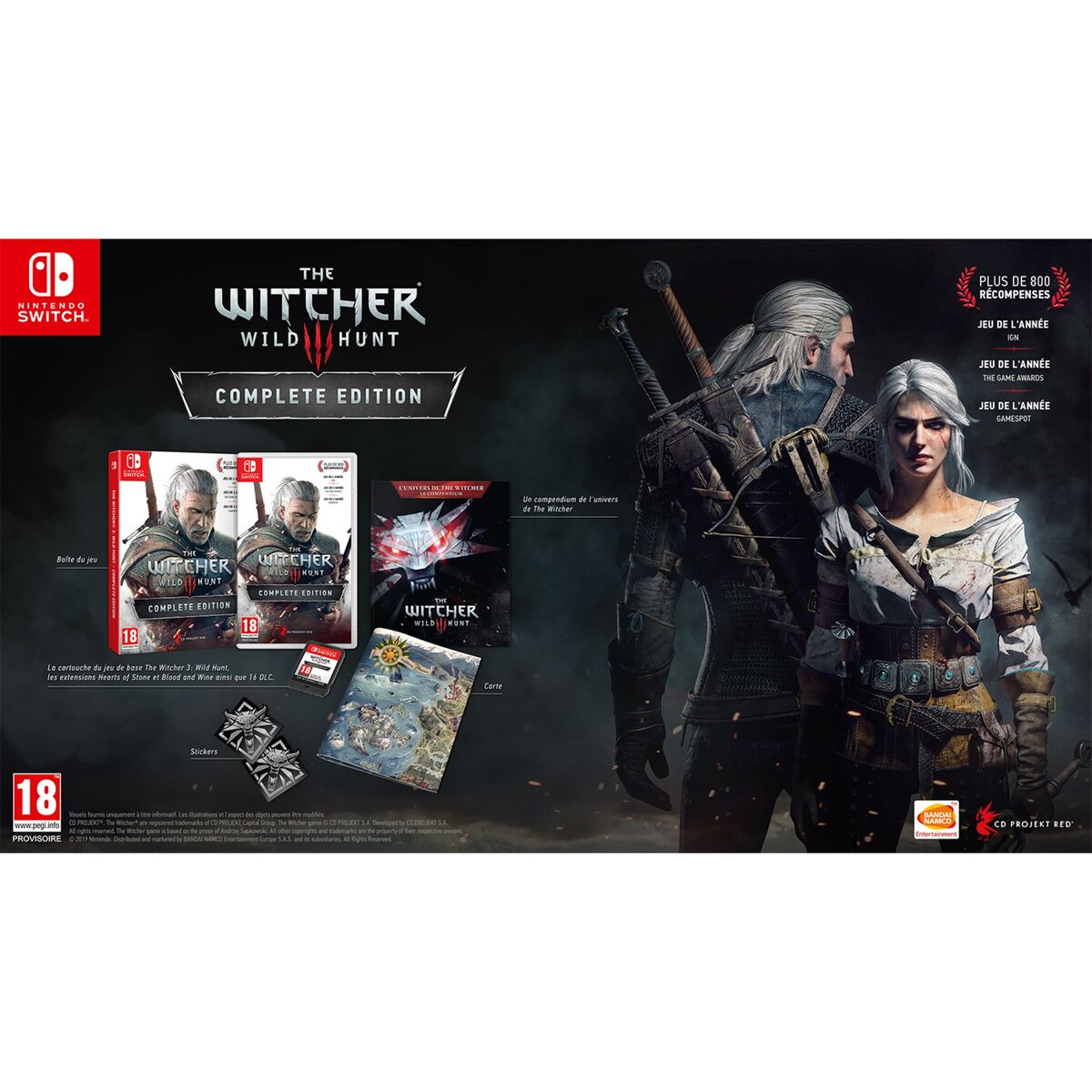 The Witcher 3 : Wild Hunt Edition Complète Nintendo Switch