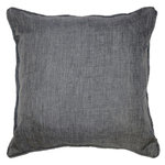 Paris Prix Coussin Déco  Newton  40x40cm Gris Anthracite