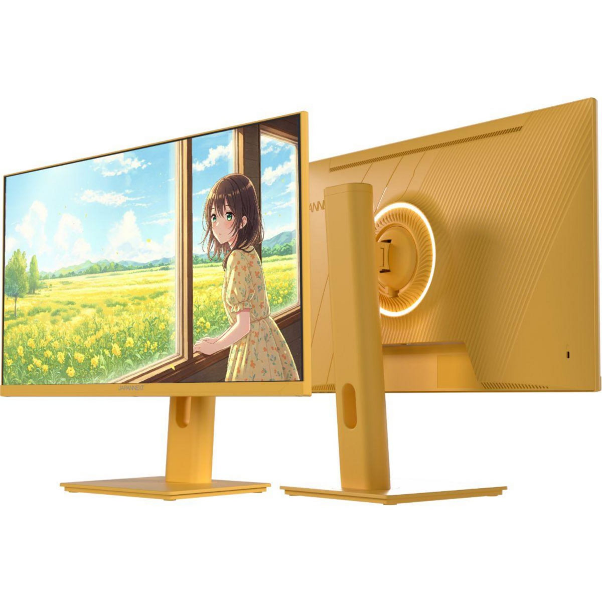 JAPANNEXT Ecran PC Gamer JN IPS238G120F HSP Jaune 24''