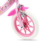 Voir la diapositive 5 : MINNIE Vélo enfant 12'' Minnie / Disney ( taille < 90/95 cm ) équipé de 1 frein avant, panier avant, porte poupée1 stabilisateurs.