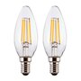 Voir la diapositive 1 : XAVAX Ampoule LED E14 4W CLAS x2
