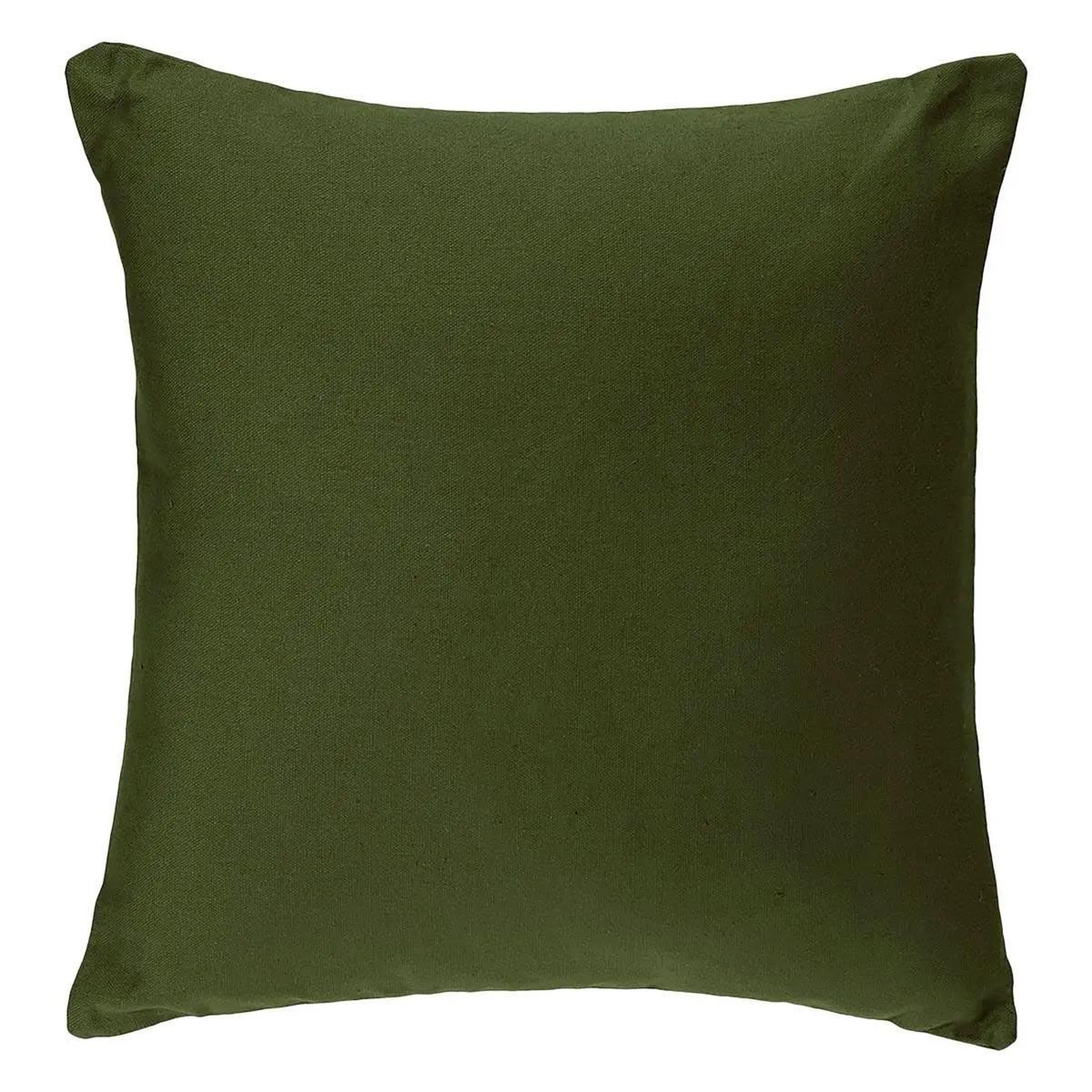 ATMOSPHERA Coussin déhoussable  jovi  38x38cm kaki