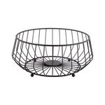 PRESENT TIME Corbeille à fruits design métal Kink. Coloris disponibles : Jaune