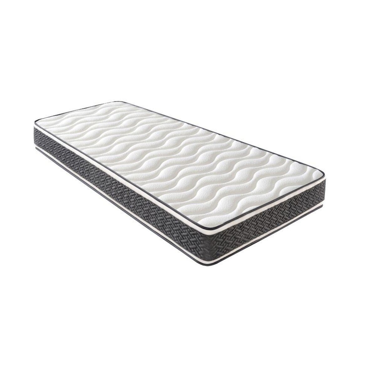 DAGOSTINO HOME Matelas 80x190 Mousse HR Très Ferme | Spécial Sommier Électrique et Lit Gigogne | Double Face (Été-Hiver) | H15cm