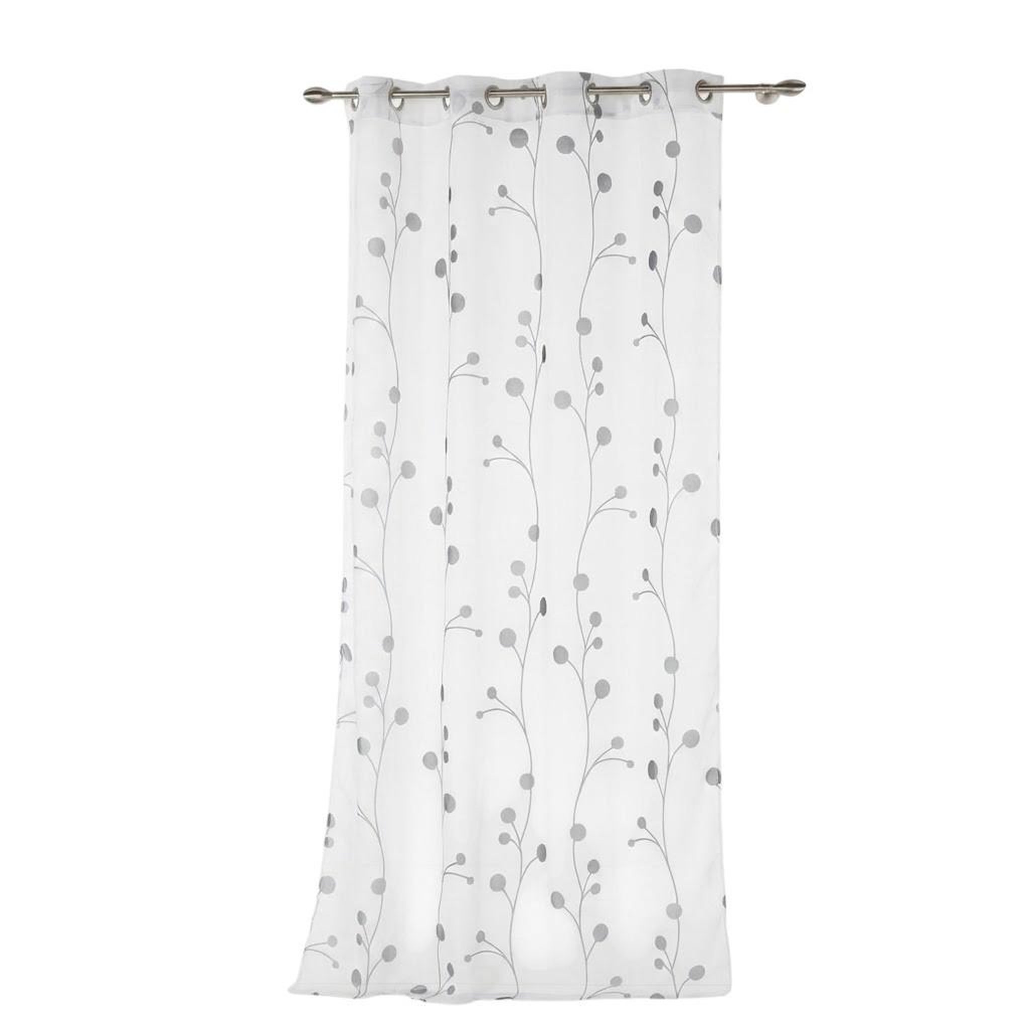 Voir la diapositive 1 : Eden Voilage a oeillets clochettes design et moderne