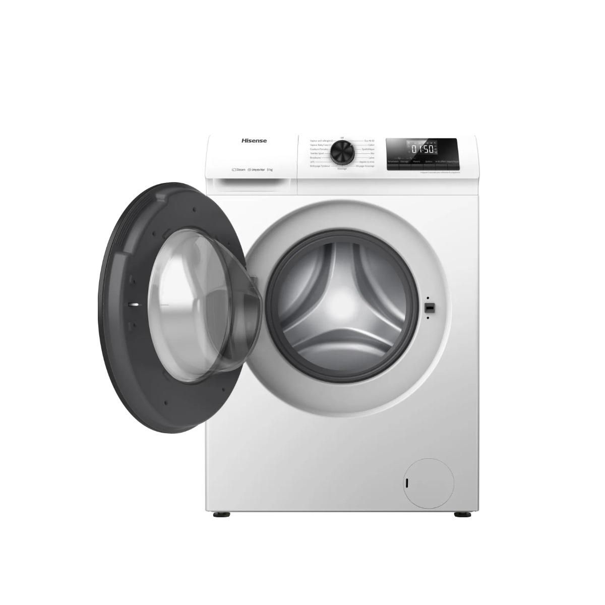Hisense Lave-linge hublot 9 kg 1400 tours/min - WFQP901418VM