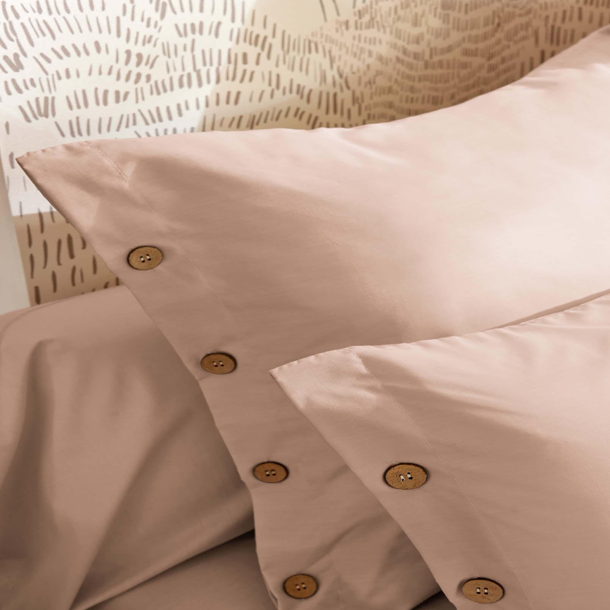 Voir la diapositive 3 : Eden Taie en percale de coton perrine