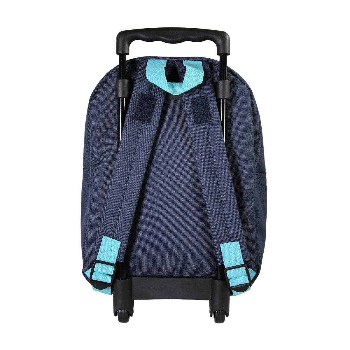 Bagtrotter Bagtrotter - Vaiana - Disney - Sac à Dos Scolaire à Roulettes  - Bleu Foncé - 1 Compartiment Zippé - Bretelles Matelassées - 25x12x32cm - Matière Polyester - Sac à Dos Scolaire Maternelle