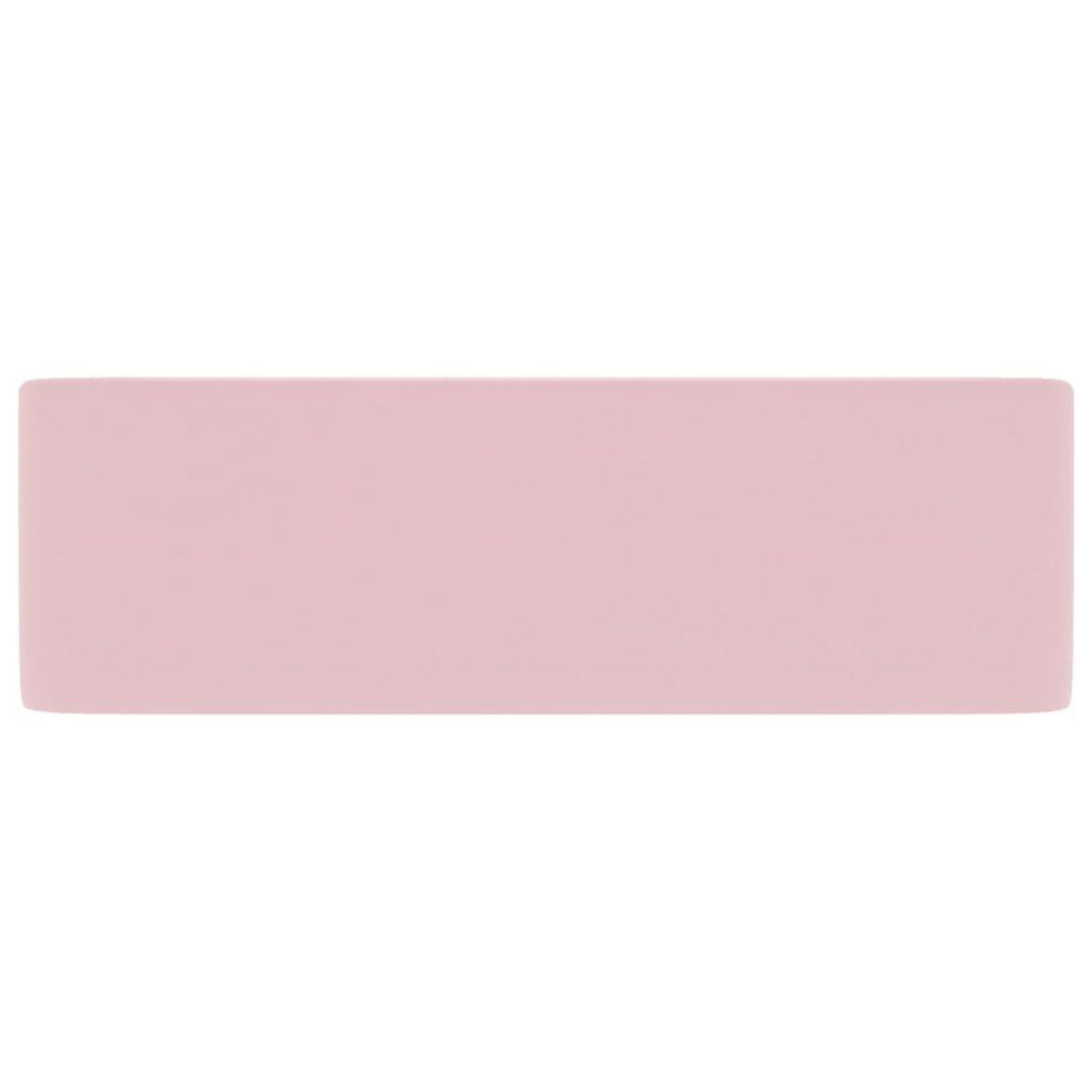 VIDAXL Lavabo de luxe Rose mat 41x30x12 cm Ceramique