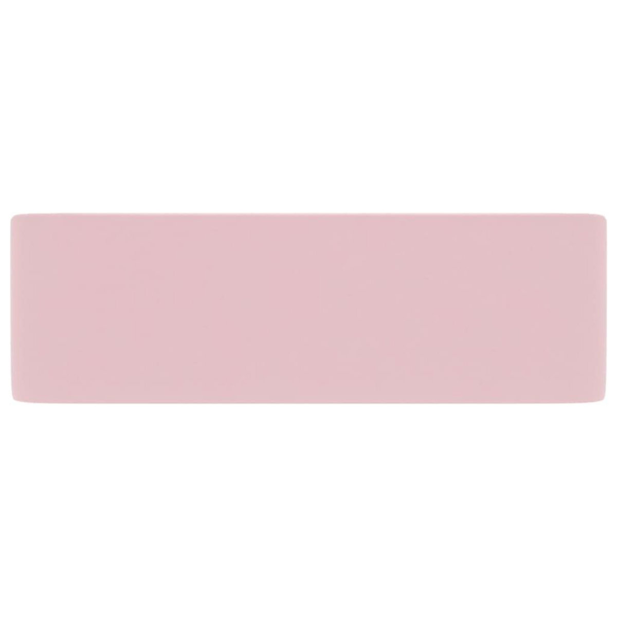 VIDAXL Lavabo de luxe Rose mat 41x30x12 cm Ceramique