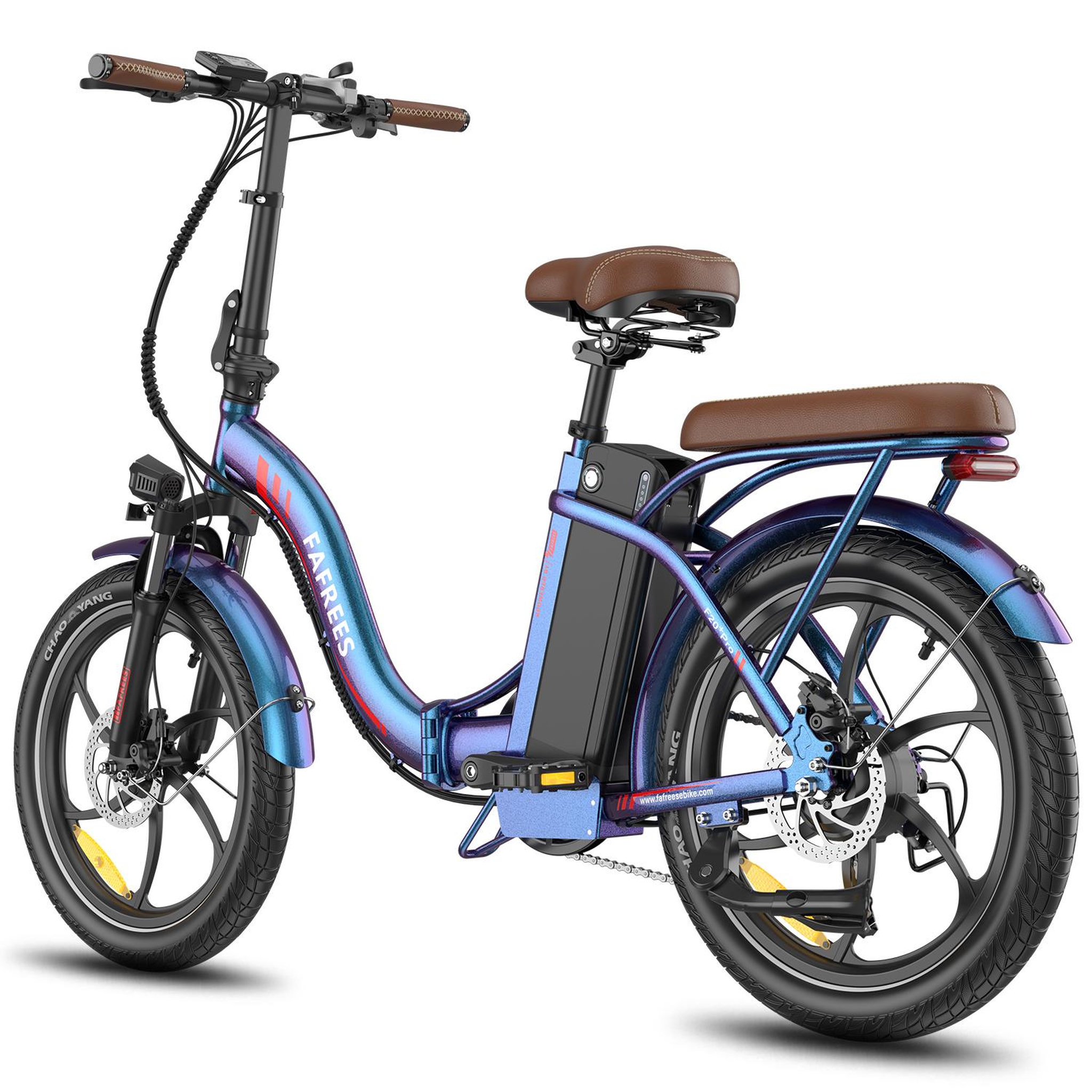 Voir la diapositive 5 : FAFREES Vélo électrique pliable de ville fafrees f20+ pro