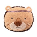 Paris Prix Coussin Déco Enfant  Lionceau  30x30cm Marron