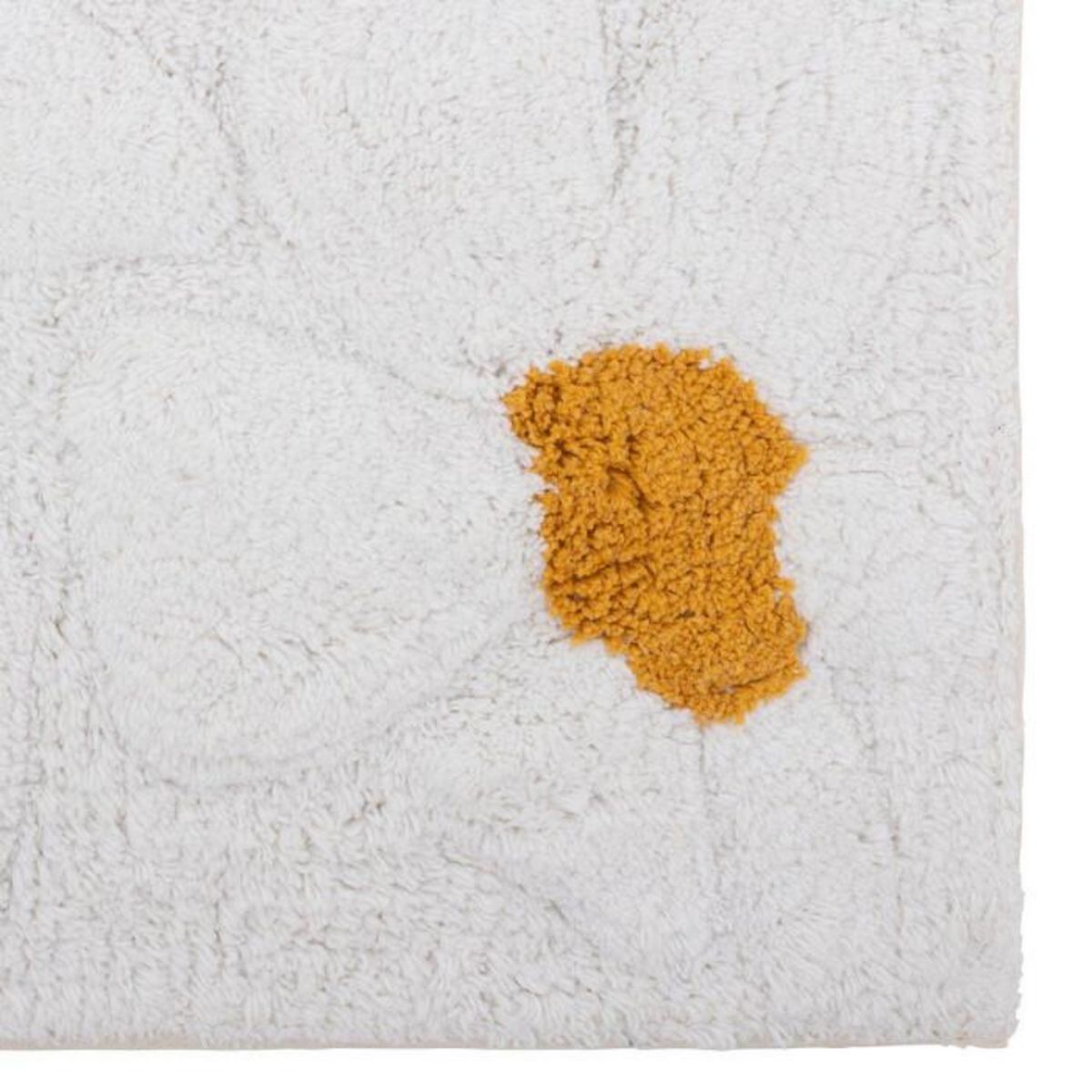 ATMOSPHERA Tapis Déco Tufté  Daisy  60x90cm Blanc