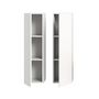 Voir la diapositive 3 : BEST MOBILIER Ethan - 2 armoires murales - blanc - 110 cm
