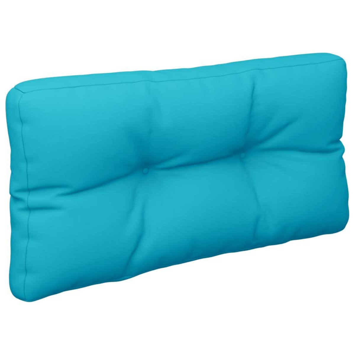VIDAXL Coussins de palette lot de 2 turquoise tissu
