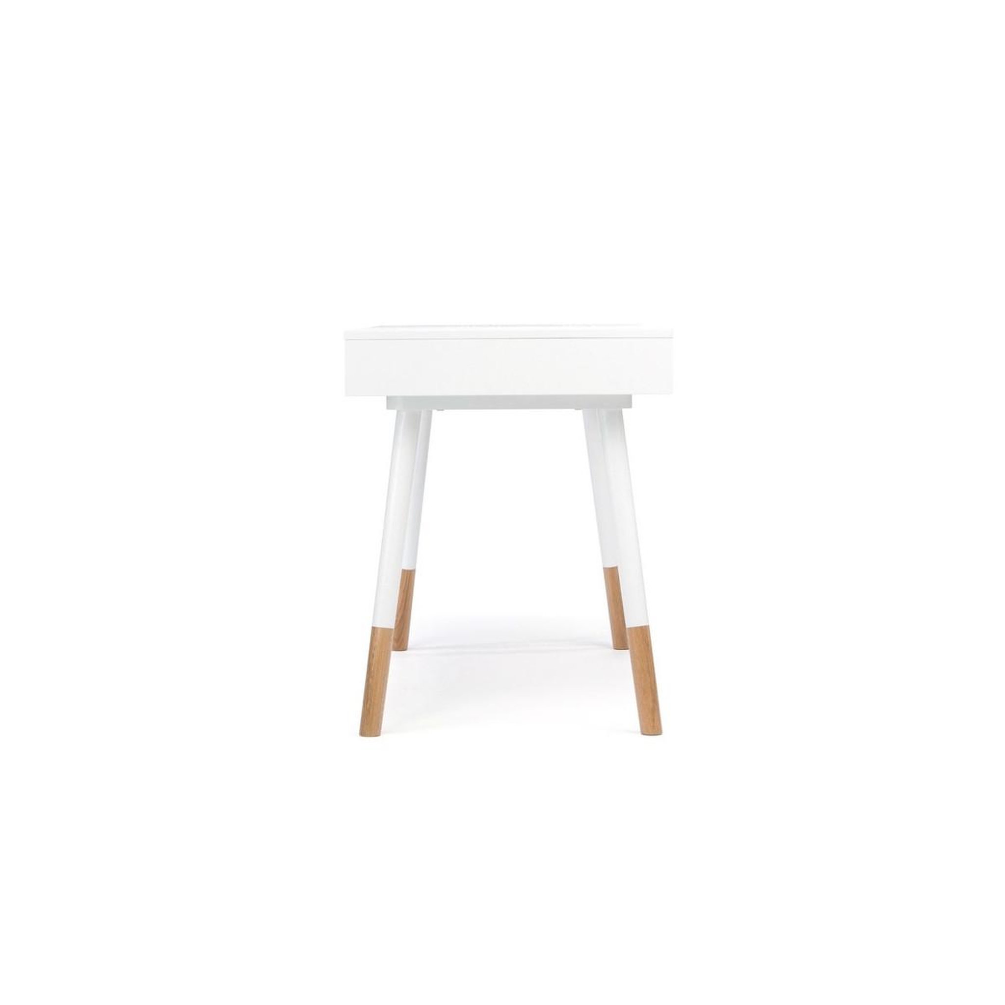 Voir la diapositive 2 : Paris Prix Bureau design  sonnenblick  120cm blanc & chêne