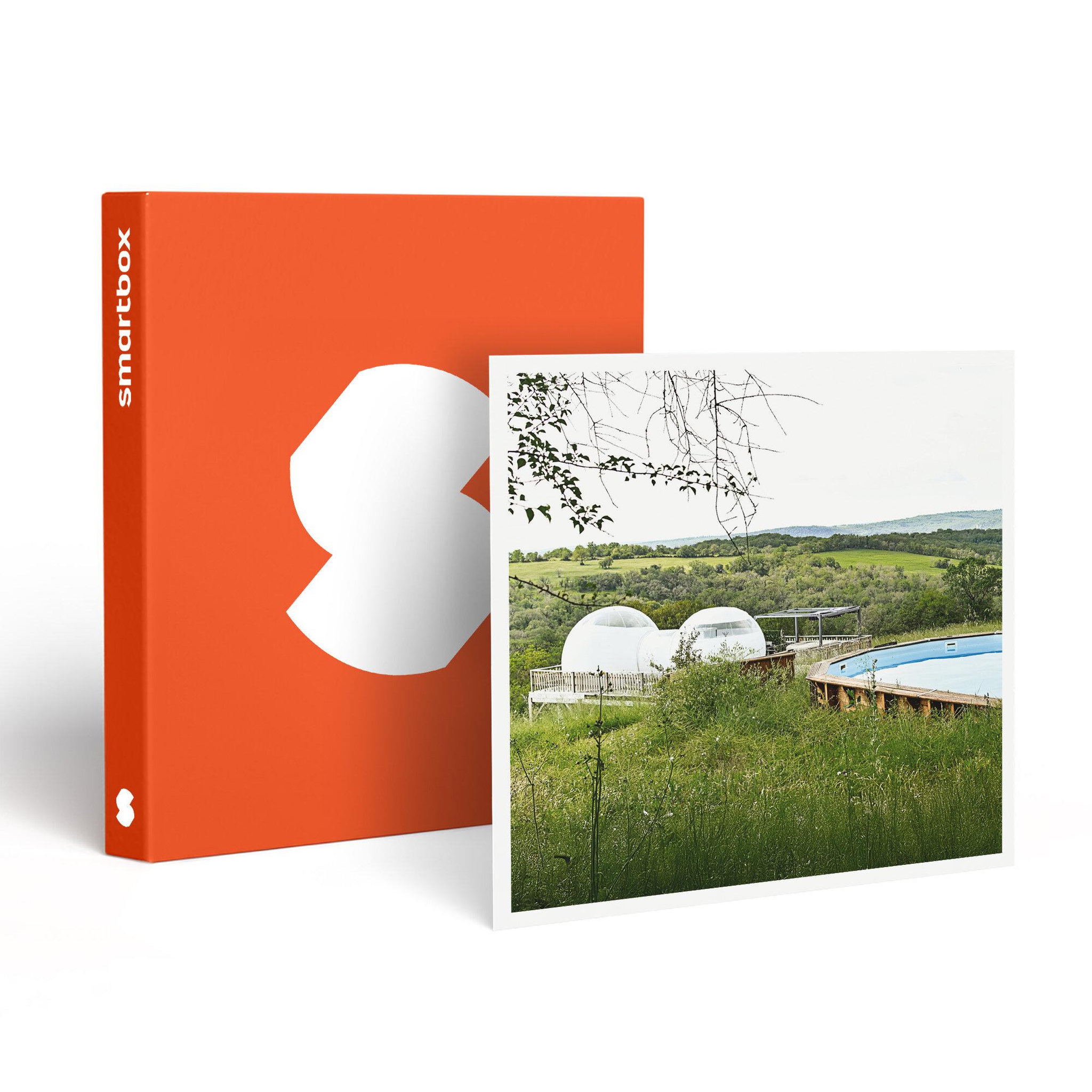 Smartbox 2 jours insolites en bulle de luxe avec bain bouillonnant privatif près de montauban - coffret cadeau séjour