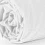 Voir la diapositive 2 : Home collection Drap Housse 1 Pers 90x190 Percale De Coton - Percale Blanc