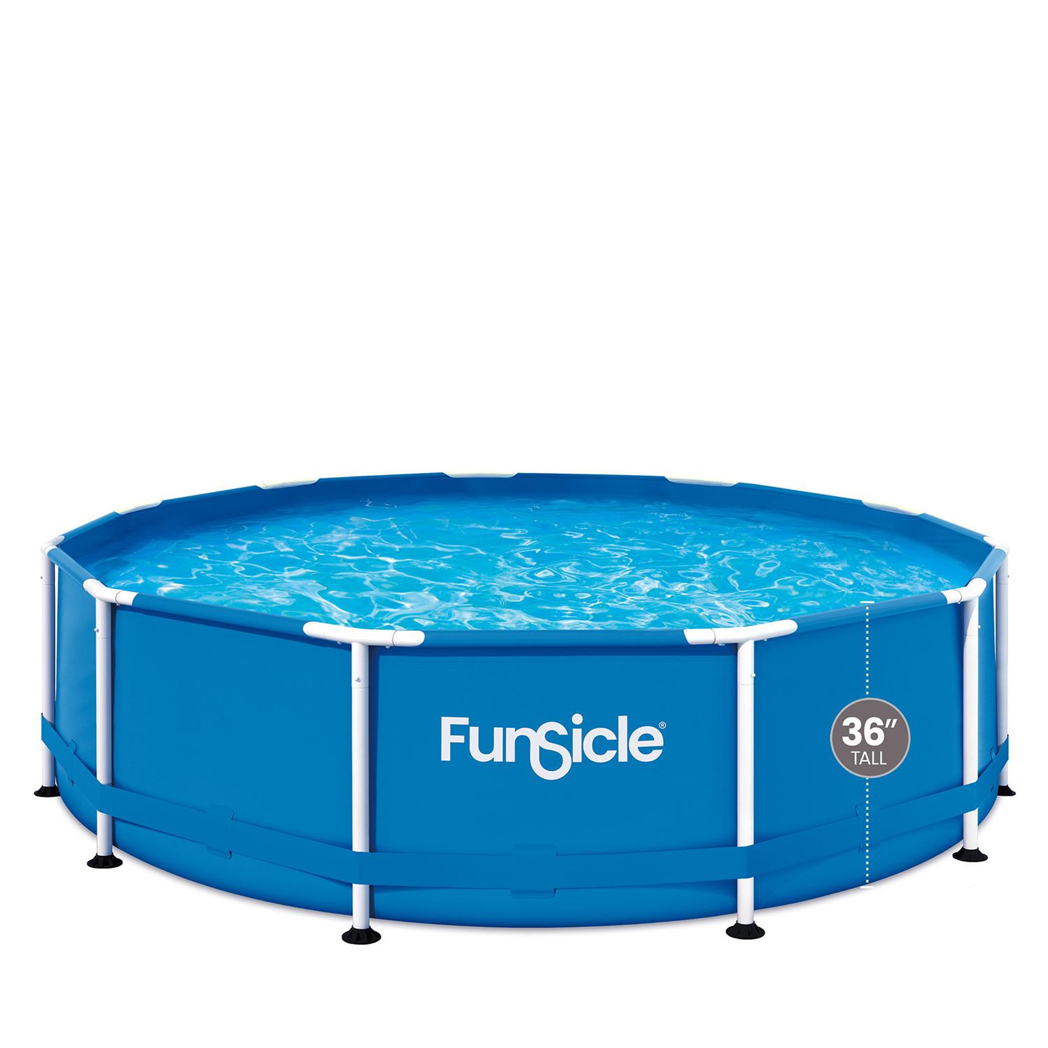 Voir la diapositive 2 : FUNSICLE Piscine tubulaire ronde Funsicle  Ø3,66m x 91cm