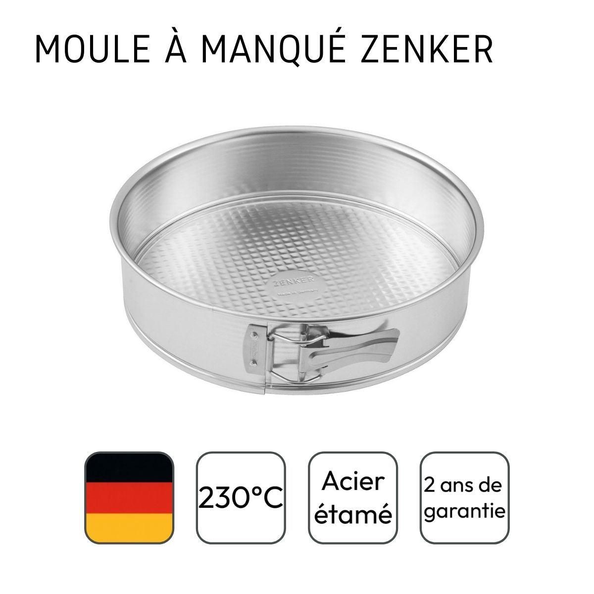 ZENKER Moule à manqué à charnière 18,5 cm Zenker Silver