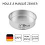 Voir la diapositive 4 : ZENKER Moule à manqué à charnière 18,5 cm Zenker Silver