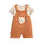 Voir la diapositive 1 : Petit Béguin Ensemble salopette bébé en gaze de coton et t-shirt Tango