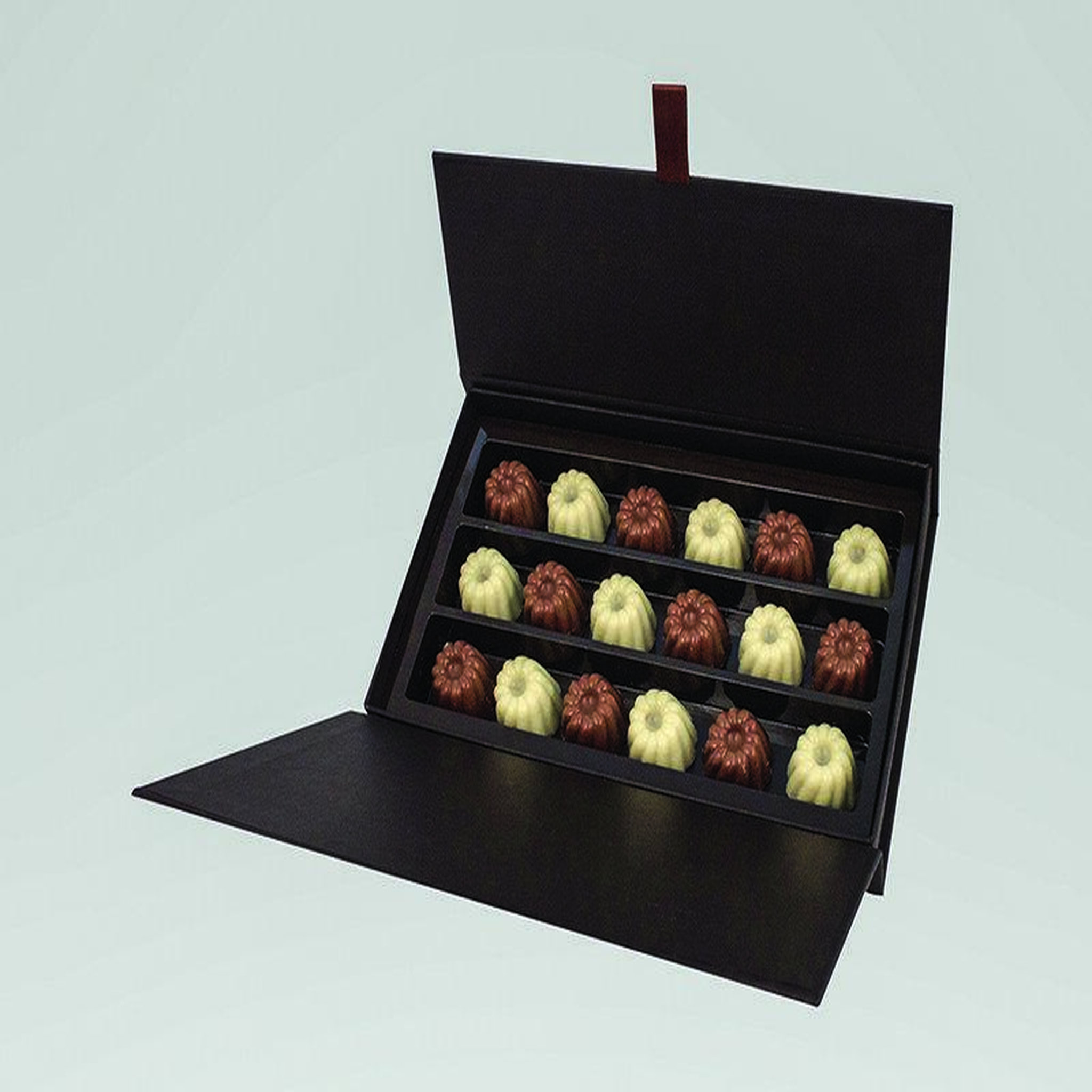 Voir la diapositive 4 : Smartbox Assortiment de chocolats à savourer à domicile - coffret cadeau gastronomie