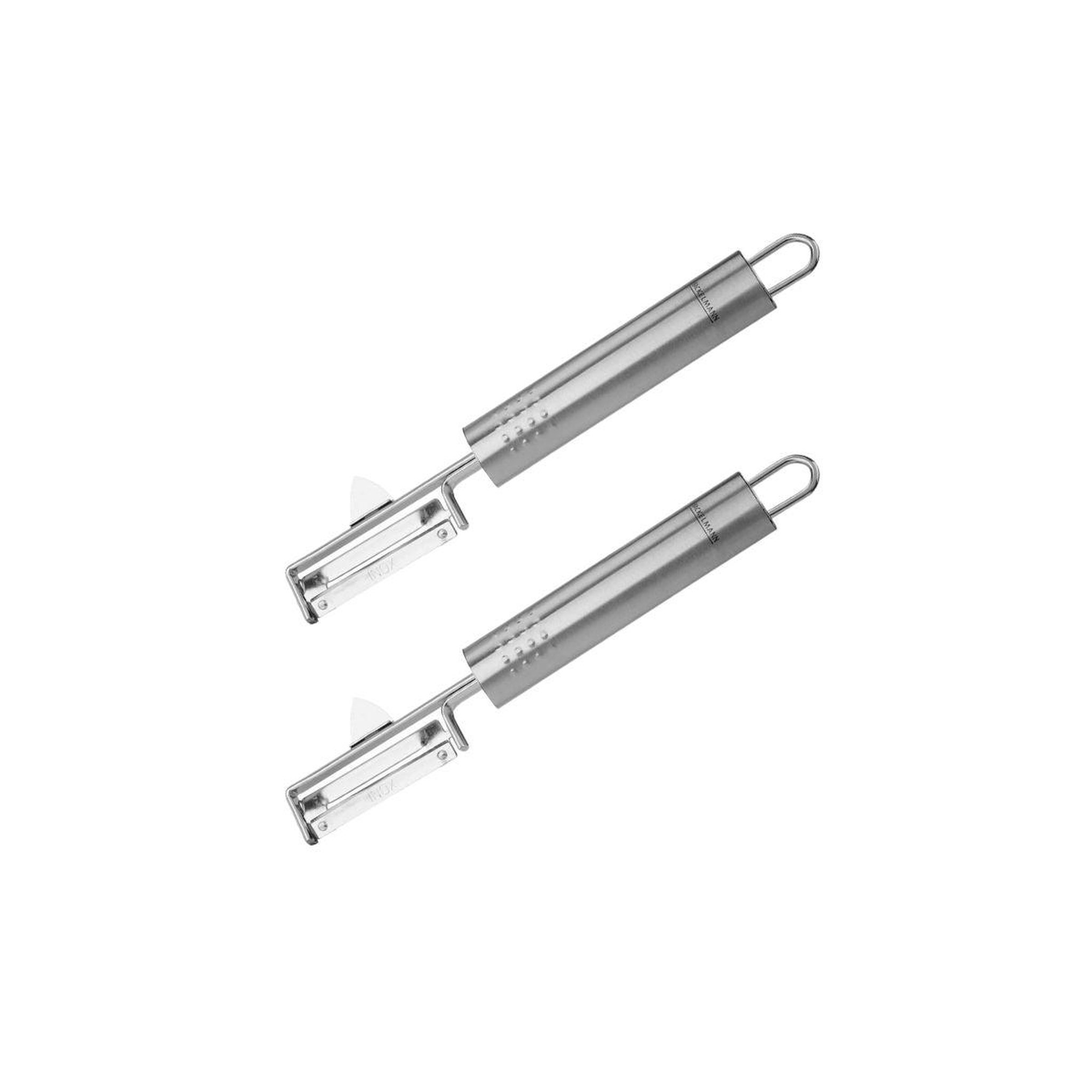 Fackelmann Lot de 2 éplucheur à légumes inox 19 cm fackelmann ovale