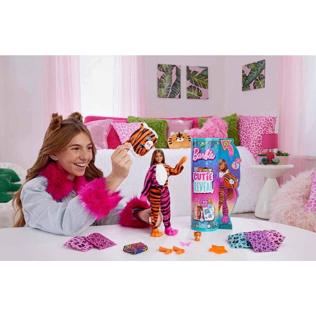 BARBIE Poupée Barbie Cutie Reveal Tigre