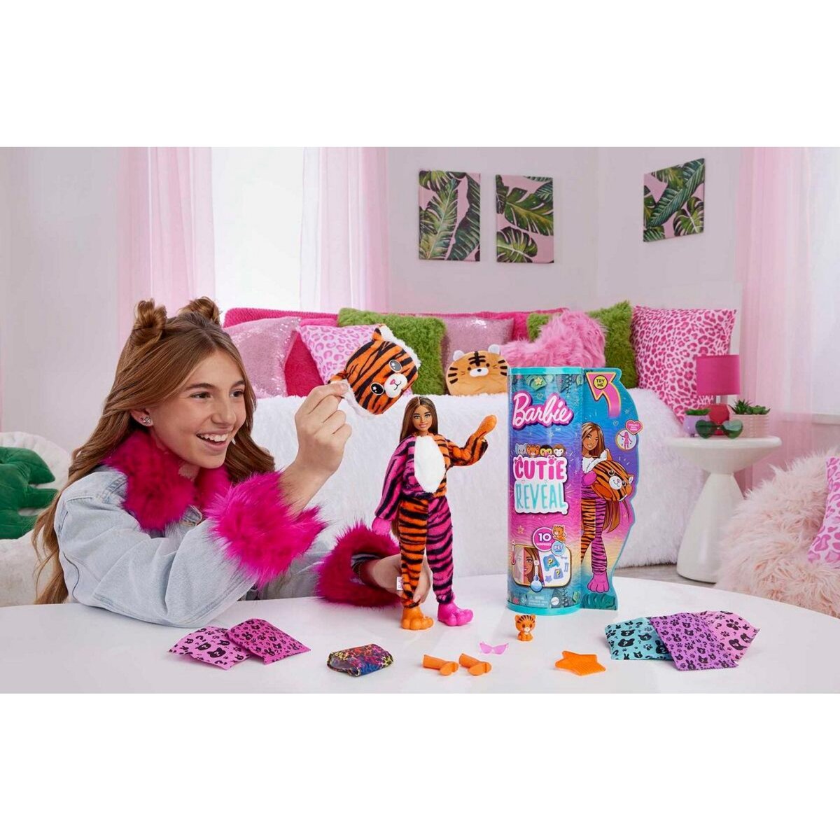 BARBIE Poupée Barbie Cutie Reveal Tigre