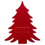 Voir la diapositive 2 : FEERIC LIGHT & CHRISTMAS Lot de 4 porte-couverts en feutrine SAPIN - Rouge