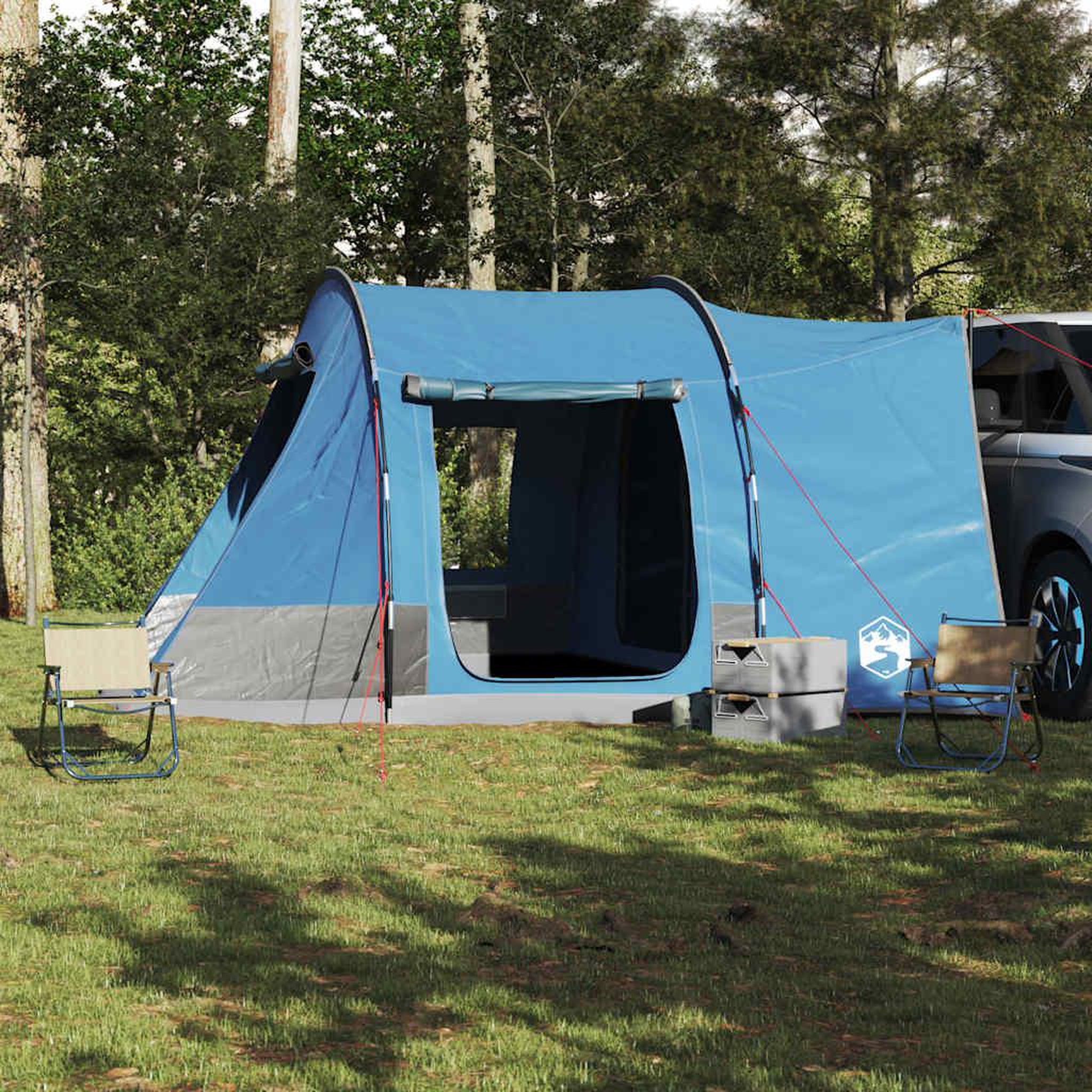 Voir la diapositive 4 : VIDAXL Tente de voiture 2 personnes bleu impermeable