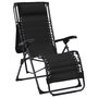 Voir la diapositive 3 : VIDAXL Chaise pliable de terrasse Textilene Noir