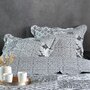 Voir la diapositive 2 : Lovely Casa Couvre lit boutis réversible 240x220 avec 2 taies OTAVIA