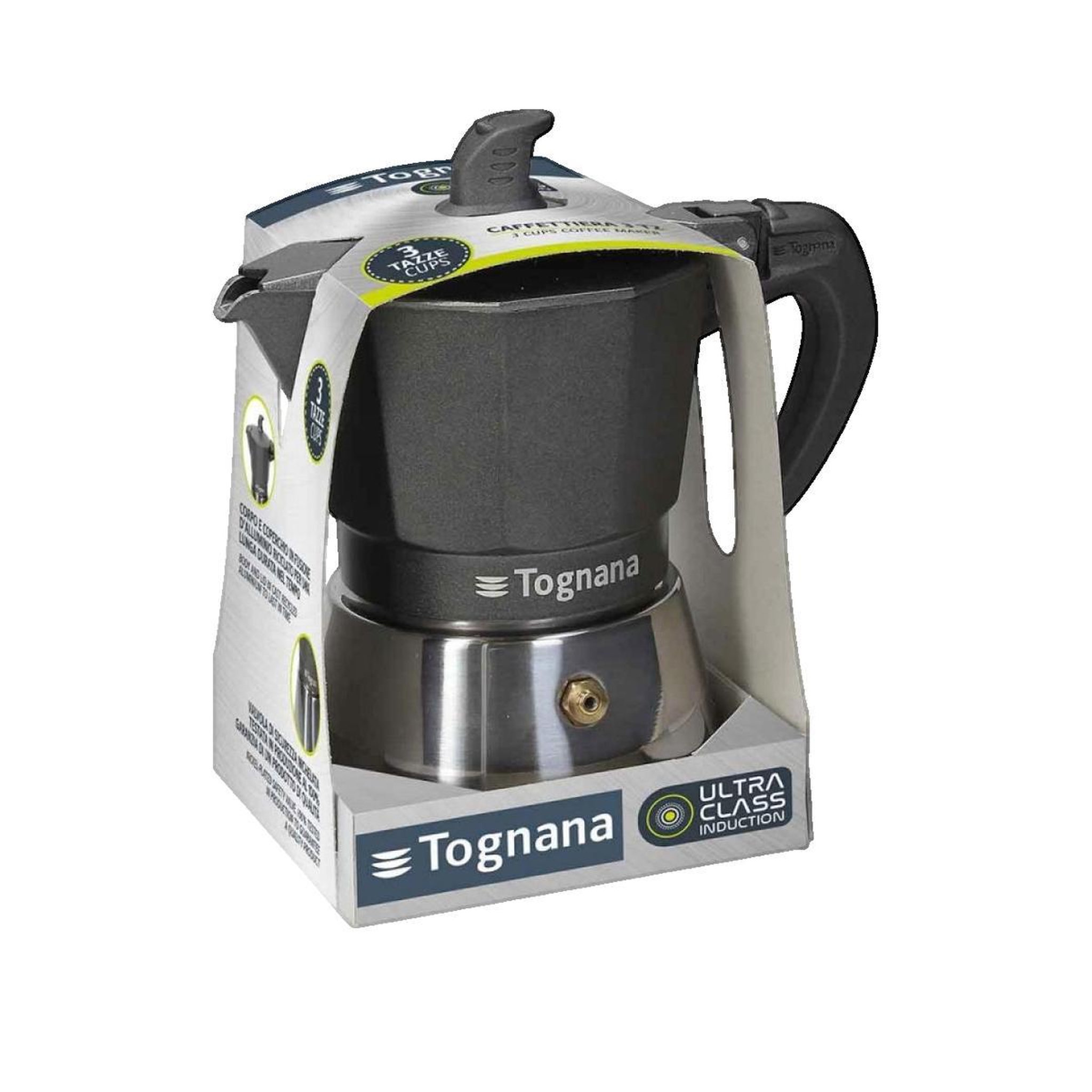 Voir la diapositive 2 : tognana Cafetière Tognana Ultra Class pour 3 tasses