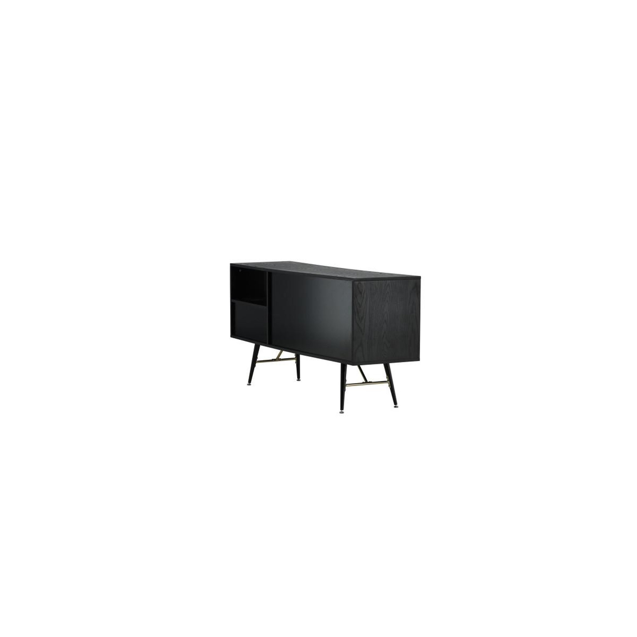 Voir la diapositive 6 : Paris Prix Bahut 2 portes & 2 tiroirs  gold  160cm noir