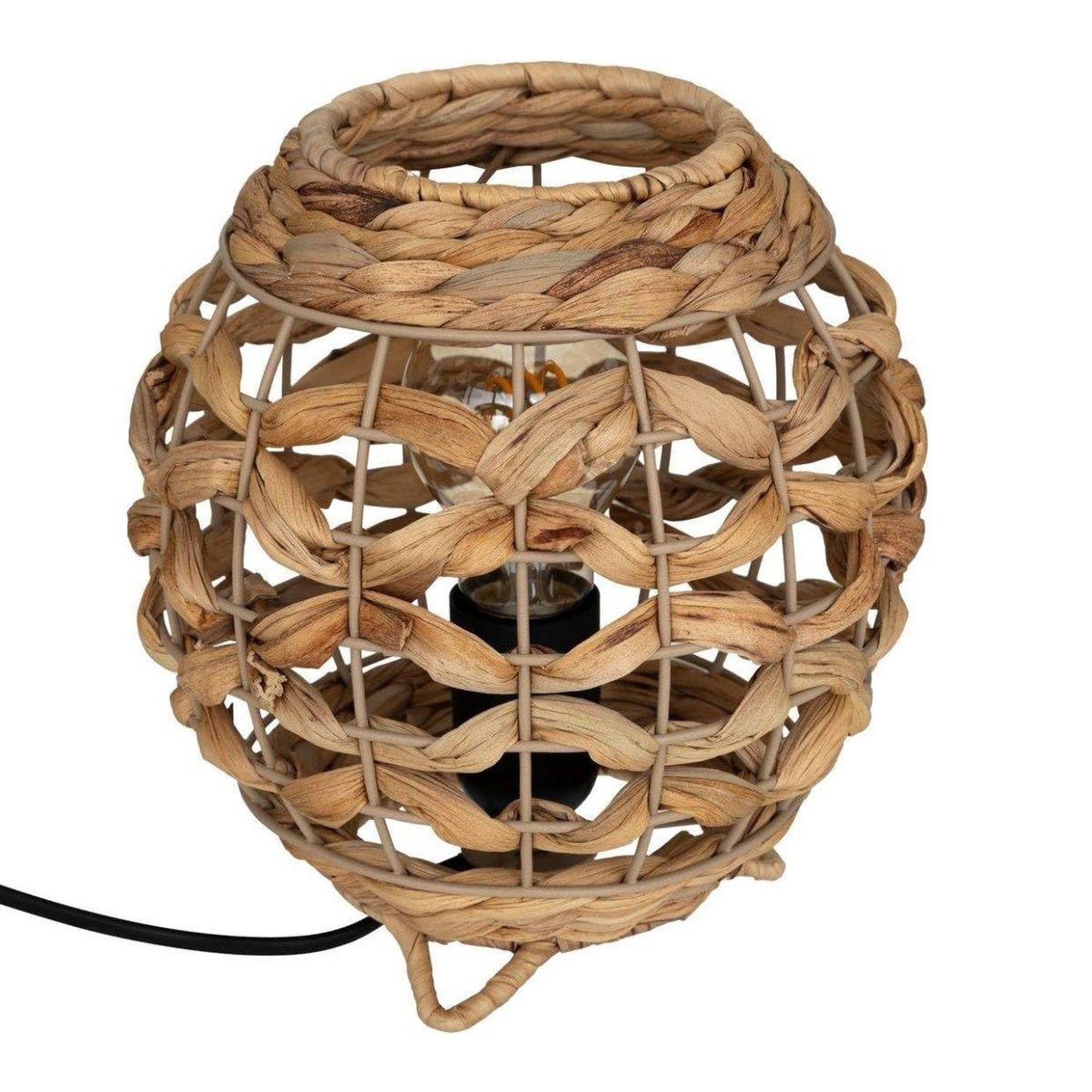 ATMOSPHERA Lampe à poser  jacinthe  20cm naturel