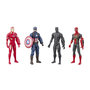 Voir la diapositive 2 : HASBRO Titan Hero Series - Pack de 4 figurines Iron Man, Captain America, Black Panther et Iron Spider - Avengers