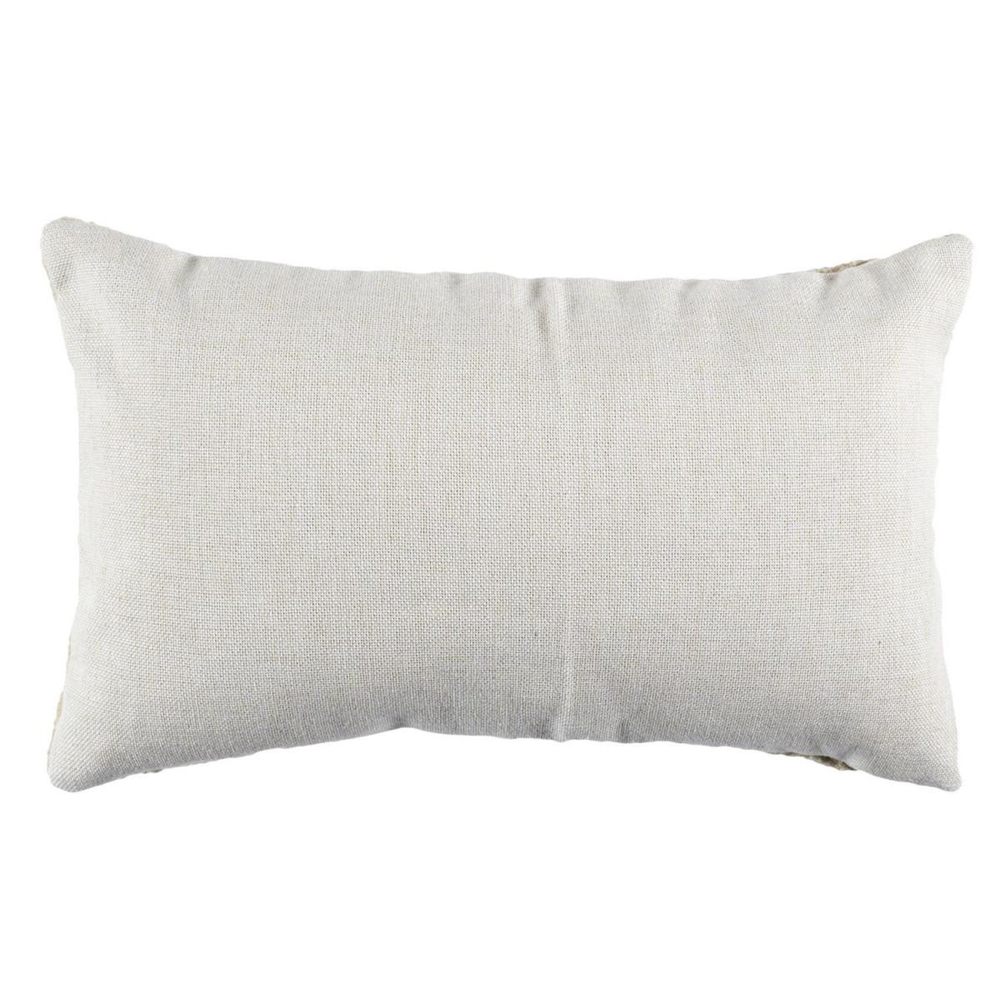 Voir la diapositive 2 : The Home Deco Factory Coussin Déco Bouclette  Natural  30x50cm Beige