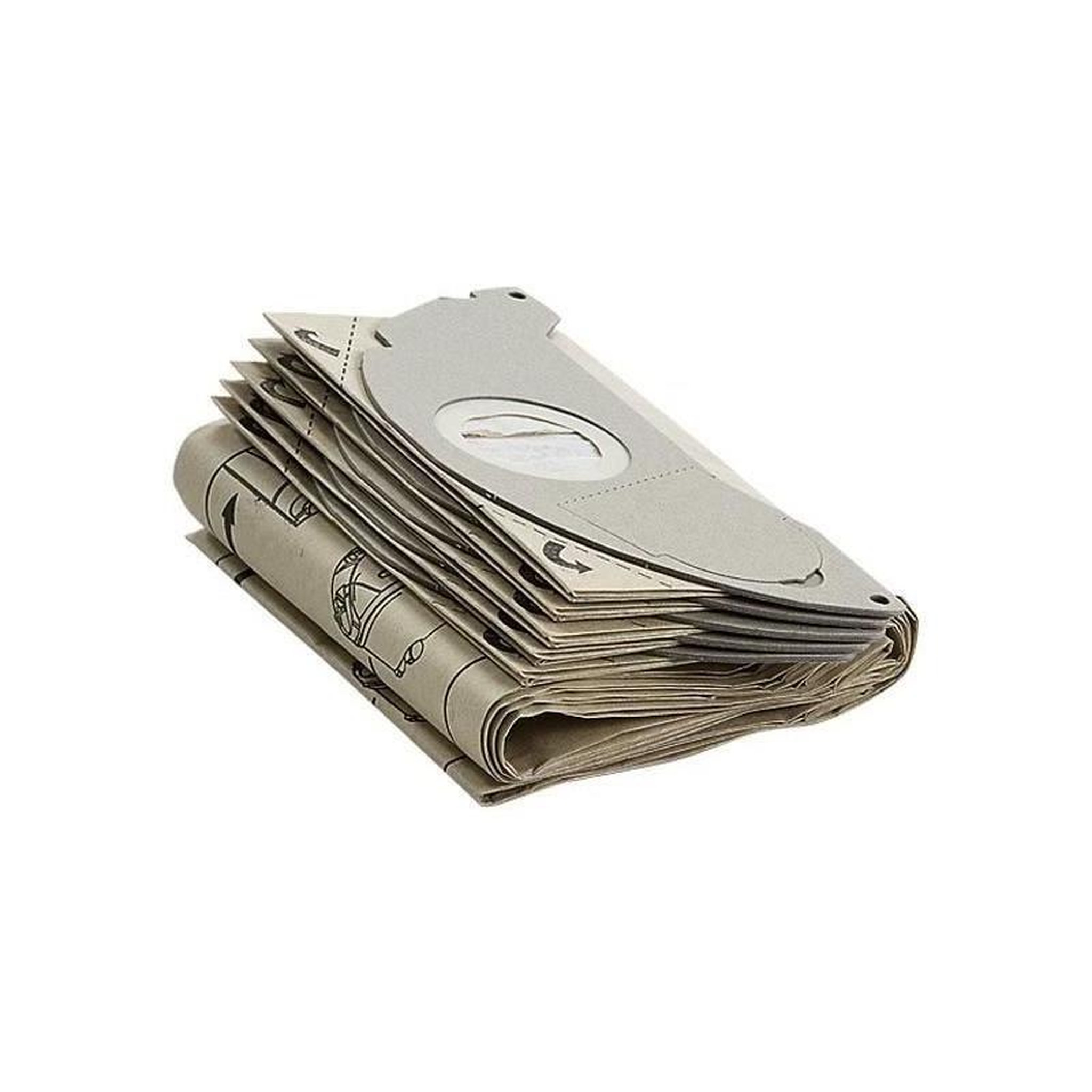 KÃ¤rcher Lot de 5 sachets filtres papiers pour aspirateurs Kärcher A 2120/3001/2501/2601/WD 2500