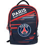 Voir la diapositive 1 : Sac à dos 2 compartiments bleu et rouge PSG