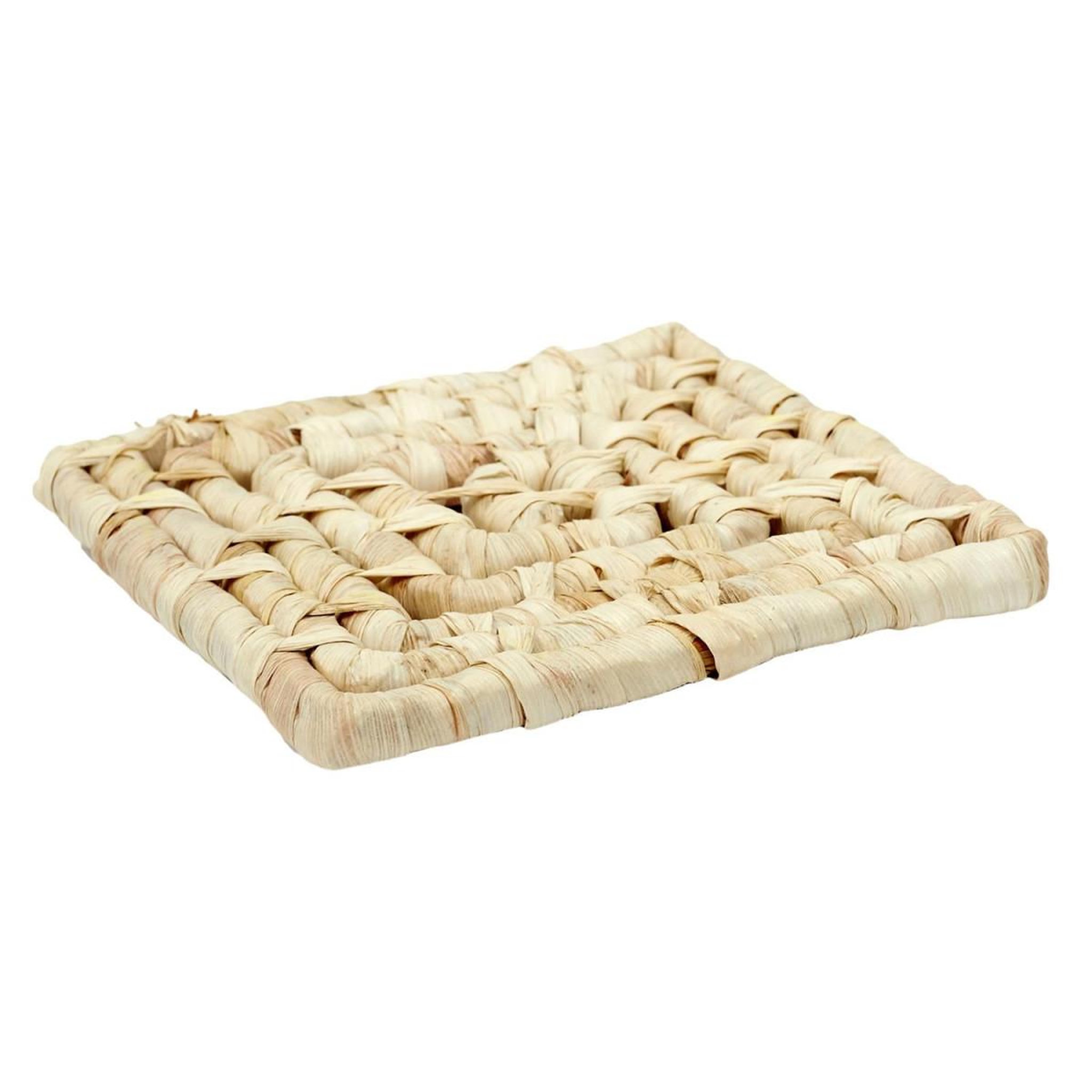 Voir la diapositive 2 : The Home Deco Factory Dessous de Plat Carré  Tressé  15cm Beige